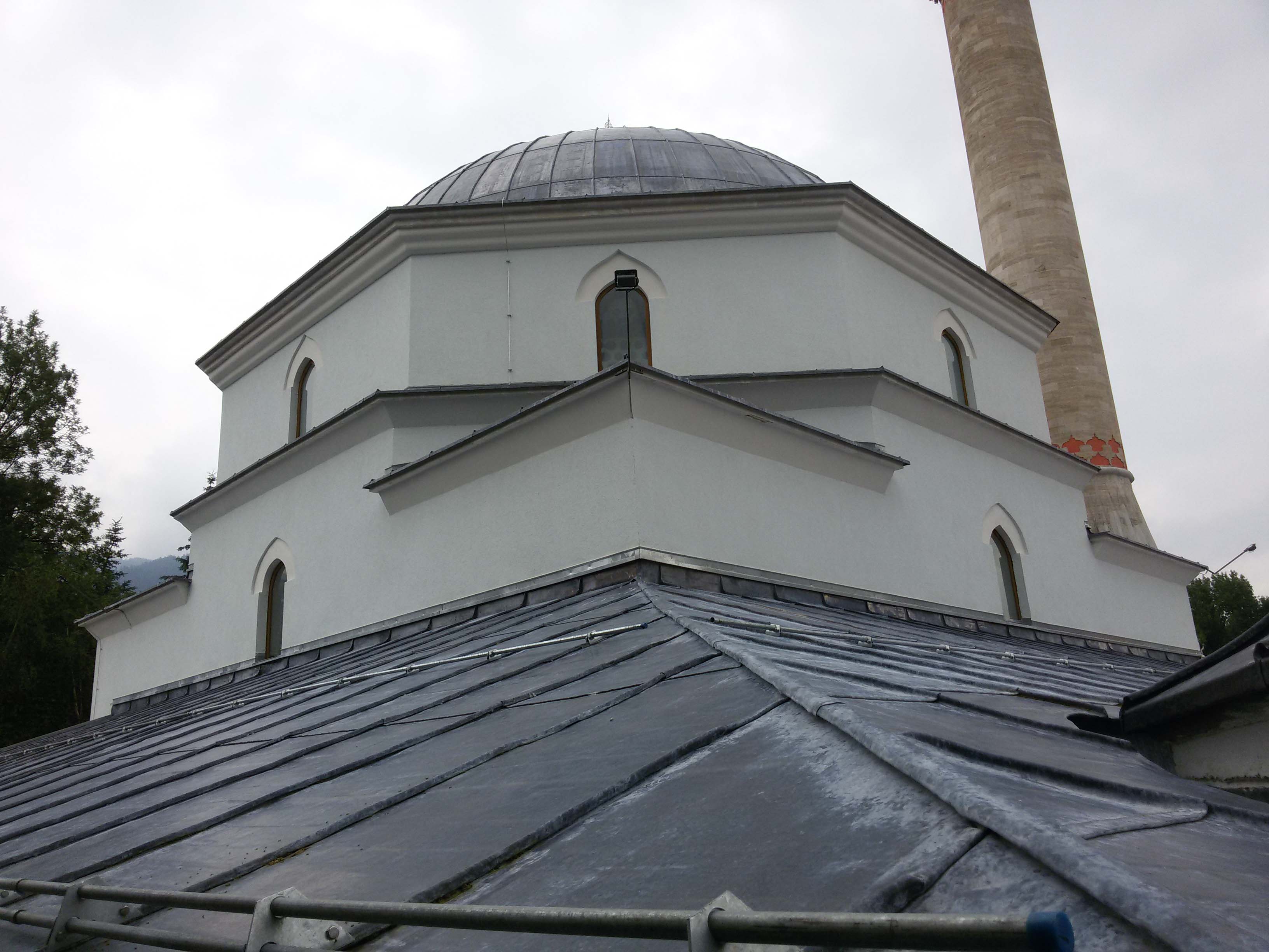 Careva džamija - pokrivanje olovnim limom